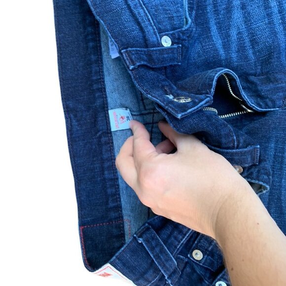 TRUE Religion Jeans Size 36 SKINNY Blue - Picture 5 of 5